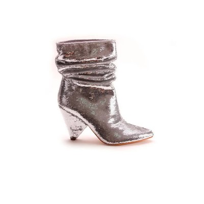 дамски,боти,мъжки,боти,guess,flnkt1,booties,silver,(silver)