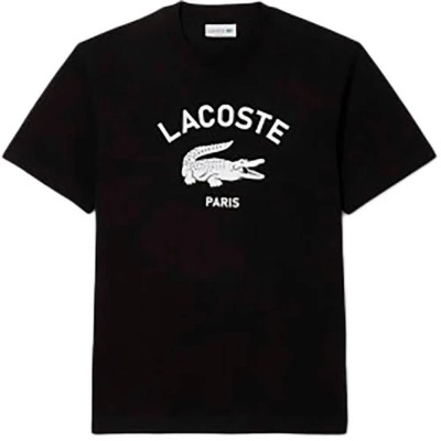 тениска,мъжки,тениски,дамски,тениски,lacoste,th2733,short,sleeve,t,shirt,black,(black)