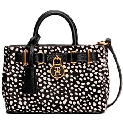 чанта,всички,чанти,tommy,hilfiger,aw0aw18168,tote,bag,black,(deer,print)