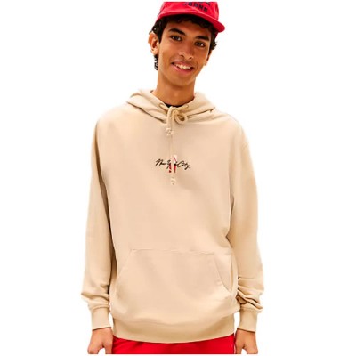 суичър,мъжки,пуловери,tommy,hilfiger,dm0dm23015,hoodie,beige,(gentle,gold)