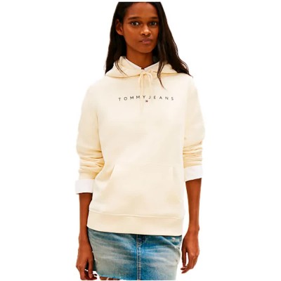суичър,дамски,блузи,tommy,hilfiger,dw0dw17324,hoodie,yellow,(almost,yellow)