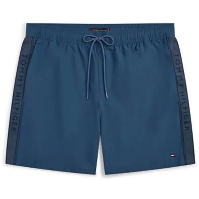 бански,гащета,мъжки,бански,костюми,tommy,hilfiger,um0um03730,swimming,shorts,blue,(aegean,sea)
