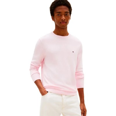 блуза,мъжки,пуловери,дамски,пуловери,tommy,hilfiger,essential,ssnl,sweater,pink,(pink,lily)