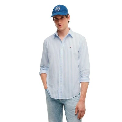 риза,с,дълъг,ръкав,дамски,ризи,мъжки,ризи,tommy,hilfiger,mw0mw42440,long,sleeve,shirt,blue,(sweet,blue,stripe)