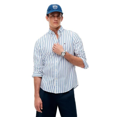 риза,с,дълъг,ръкав,дамски,ризи,мъжки,ризи,tommy,hilfiger,mw0mw42441,long,sleeve,shirt,blue,(white,stripe)