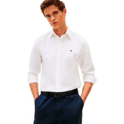риза,с,дълъг,ръкав,дамски,ризи,мъжки,ризи,tommy,hilfiger,mw0mw42442,long,sleeve,shirt,white,(white)