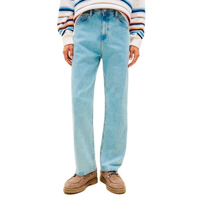 дънки,мъжки,панталони,дамски,панталони,tommy,hilfiger,otis,bj4110,regular,straight,fit,jeans,blue,(denim,light)