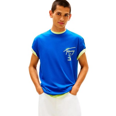 тениска,мъжки,тениски,дамски,тениски,tommy,jeans,dm0dm22553,short,sleeve,t,shirt,blue,(fizzy,blue)