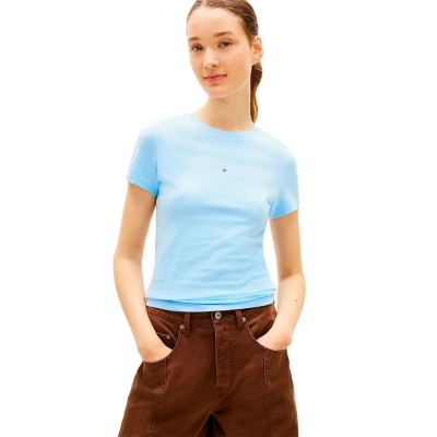 тениска,мъжки,тениски,дамски,тениски,tommy,jeans,linear,short,sleeve,t,shirt,blue,(light,powdery,blue)