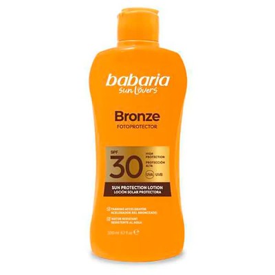 козметика,за,защита,от,слънце,babaria,aloe,bronze,sunscreen,milk,spf,30,200ml,yellow,(multicolor)