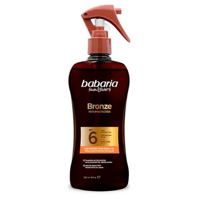 козметика,за,защита,от,слънце,babaria,carrot,bronze,protective,oil,spf,6,300ml,red,(multicolor)