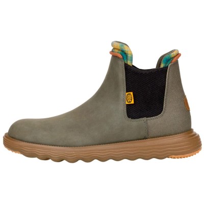 дамски,боти,мъжки,боти,hey,dude,branson,classic,booties,green,(dusty,olive,espresso)