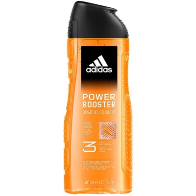 хигиена,тяло,adidas,power,booster,400ml,shower,gel,yellow