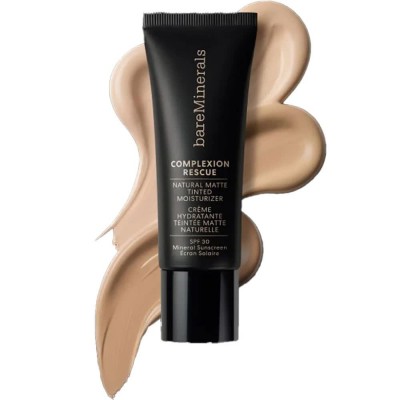 козметика,за,овлажняване,bare,minerals,complexion,rescue,matte,tinted,spf30,nº08,spice,35ml,moisturizer,beige,golden