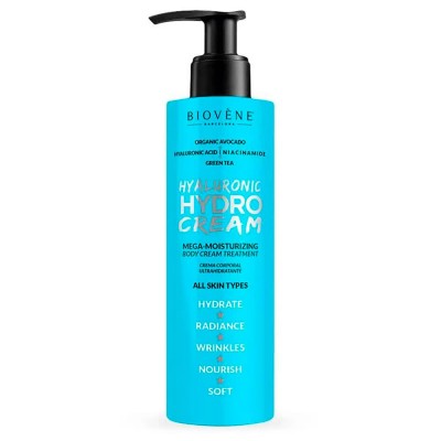 козметика,за,овлажняване,biovene,hyaluronic,hydro,treatment,200ml,body,lotion,blue