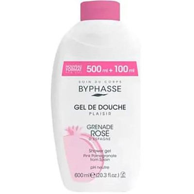 хигиена,тяло,byphasse,plaisir,pomegranate,&,rose,600ml,shower,gel,white