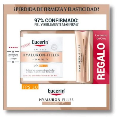 специфични,козметични,продукти,eucerin,hyaluron,filler,+,elasticity,day,spf30,set,facial,treatment,golden