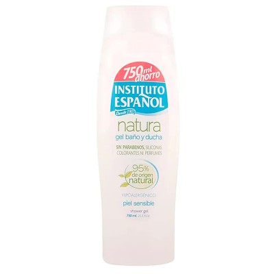 хигиена,тяло,instituto,español,natura,sensitive,skin,750ml,shower,gel,white