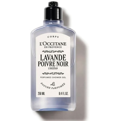 хигиена,тяло,l,occitane,lavender,&,black,pepper,250ml,shower,gel,clear