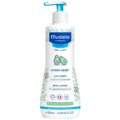 козметика,за,овлажняване,mustela,hydra,bébé,500ml,body,lotion,clear