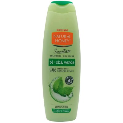 хигиена,тяло,natural,honey,green,tea,600ml,shower,gel,green