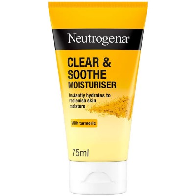 козметика,за,овлажняване,neutrogena,clear,&,soothe,oil,free,75ml,moisturizer,yellow