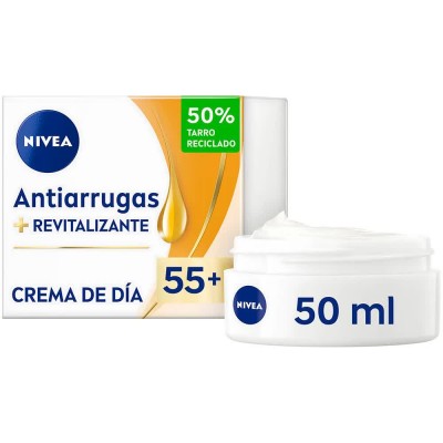 специфични,козметични,продукти,nivea,anti,wrinkle,55+,revitalizing,day,spf15,50ml,facial,cream,clear