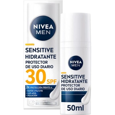 козметика,за,овлажняване,nivea,sensitive,spf30,50ml,moisturizer,clear