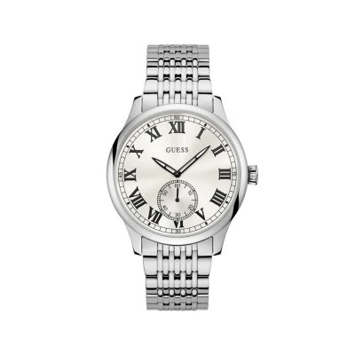 часовник,часовници,guess,gents,cambridge,watch,refurbished,silver,(silver)