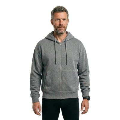 блуза,мъжки,пуловери,balmohk,30000811,full,zip,sweatshirt,grey,(medium,grey,melange)
