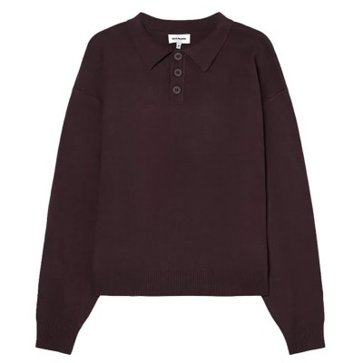 дамски,блузи,с,яка,мъжки,блузи,с,яка,balmohk,30000853,long,sleeve,polo,brown,(turkish,coffee)
