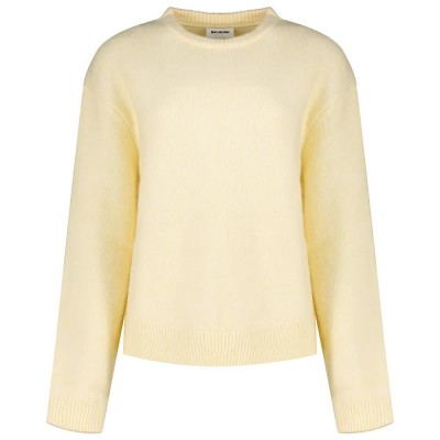 блуза,мъжки,пуловери,дамски,пуловери,balmohk,30000976,sweater,yellow,(vanilla,ice)