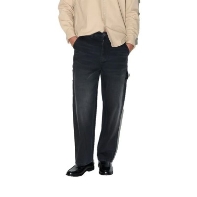 дънки,мъжки,панталони,дамски,панталони,balmohk,relaxed,fit,carpenter,paco,jeans,black,(washed,black)
