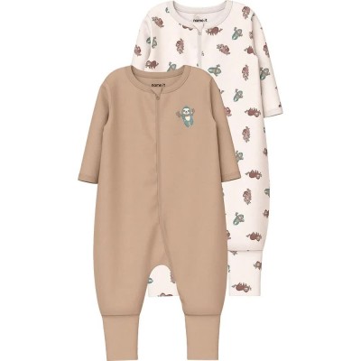 пижама,детски,пижами,name,it,sloth,long,sleeve,pyjama,brown,white,(jet,stream,sesame)