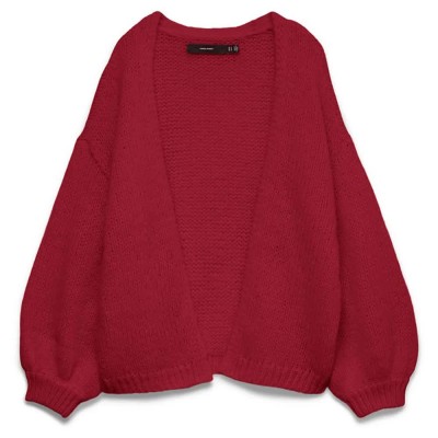 жилетка,мъжки,пуловери,дамски,пуловери,vero,moda,maybe,cardigan,red,(biking,red)