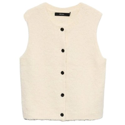 елек,мъжки,пуловери,дамски,пуловери,vero,moda,novah,knitted,vest,beige,(birch)