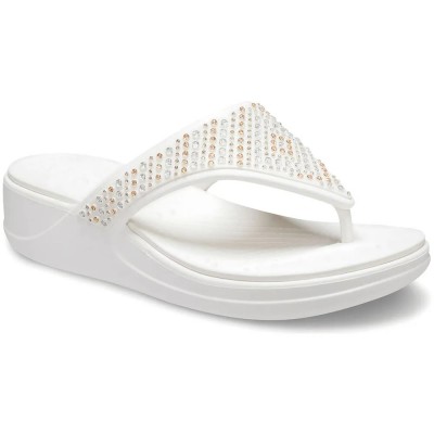 сандали,на,платформа,дамски,сандали,и,чехли,crocs,monterey,shimmer,wedge,sandals,white,(oyster)