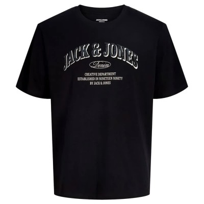 тениска,мъжки,тениски,дамски,тениски,jack,&,jones,denver,logo,short,sleeve,t,shirt,black,(black)