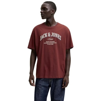 тениска,мъжки,тениски,дамски,тениски,jack,&,jones,denver,logo,short,sleeve,t,shirt,red,(fired,brick)