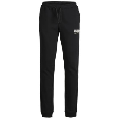 юношески,анцуг,мъжки,панталони,дамски,панталони,jack,&,jones,elogo,junior,sweat,pants,black,(black)
