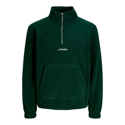 блуза,мъжки,пуловери,jack,&,jones,soho,half,zip,sweatshirt,green,(scarab)