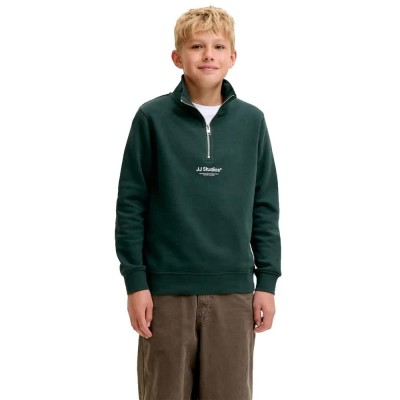 блуза,детски,блузи,jack,&,jones,soho,quarter,full,zip,sweatshirt,green,(scarab)
