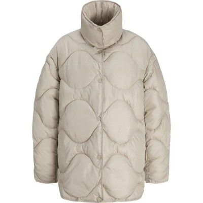 яке,мъжки,якета,дамски,якета,и,палта,jack,&,jones,stella,shiny,quilted,jjxx,jacket,beige,(feather,grey)