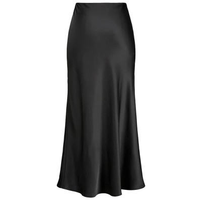 пола,дамски,поли,и,рокли,jack,&,jones,tine,satin,jjxx,long,skirt,grey,(black)