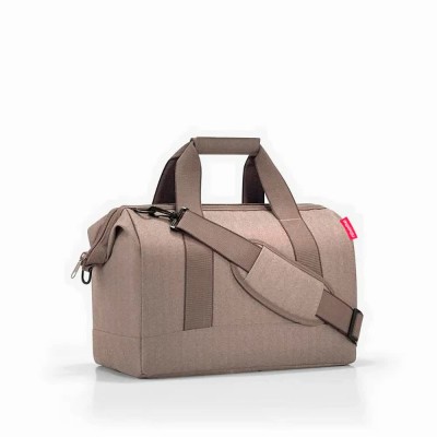 сак,сакове,reisenthel,allrounder,m,duffle,bag,brown,(herringbone,mokka)