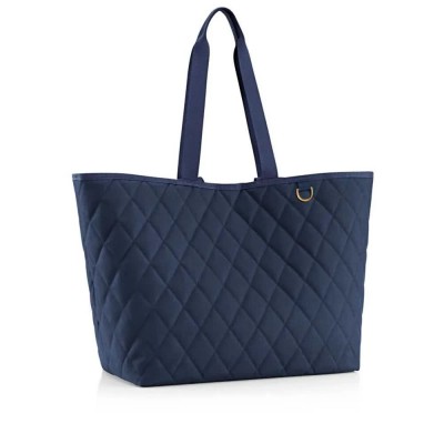 пазарска,чанта,всички,чанти,reisenthel,classic,xl,shopper,bag,blue,(rhombus,midnight,gold)