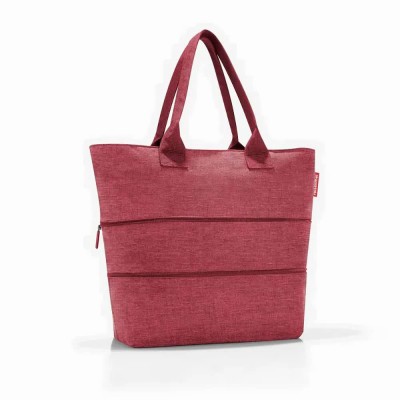 пазарска,чанта,всички,чанти,reisenthel,extensible,e1,shopper,bag,red,(twist,maroon)