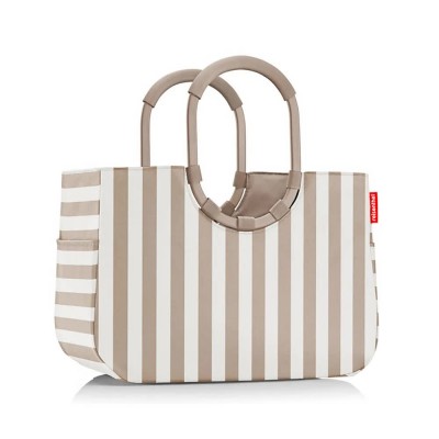 пазарска,чанта,всички,чанти,reisenthel,l,shopper,bag,beige,white,(summerstripes,coffee)