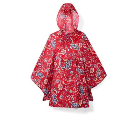 хавлии,reisenthel,mini,maxi,poncho,red,(paisley,ruby)