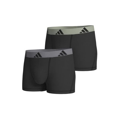 боксерки,мъжко,бельо,adidas,active,flex,cotton,trunks,boxers,2,units,grey,(grey,slave)